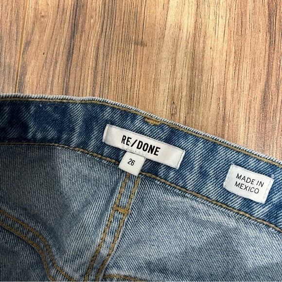 Re/Done Originals 70s Crop Boot Jeans in Medium 5 - Picture 12 of 15